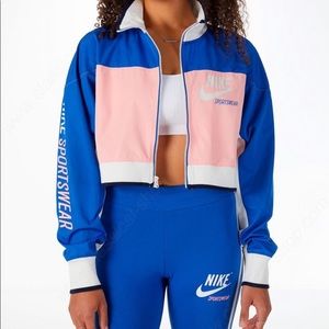 Nike Sportswear Cropped Track Coats Bleach Jacket